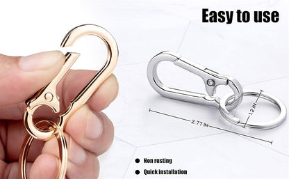 ✨✨✨✨Metal key chain key ring key chain loop clip storage container