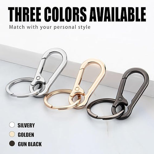 ✨✨✨✨Metal key chain key ring key chain loop clip storage container