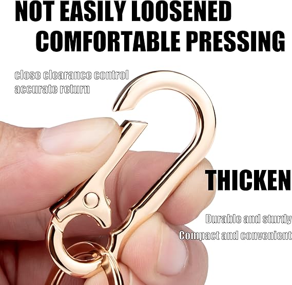 ✨✨✨✨Metal key chain key ring key chain loop clip storage container