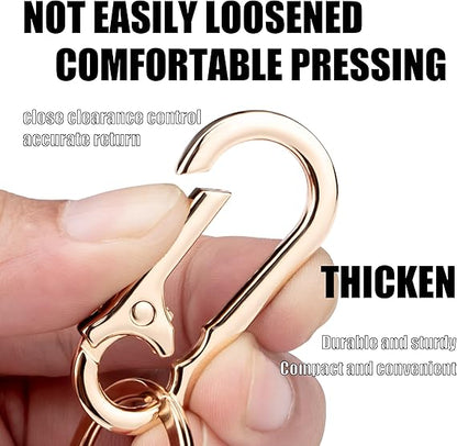 ✨✨✨✨Metal key chain key ring key chain loop clip storage container