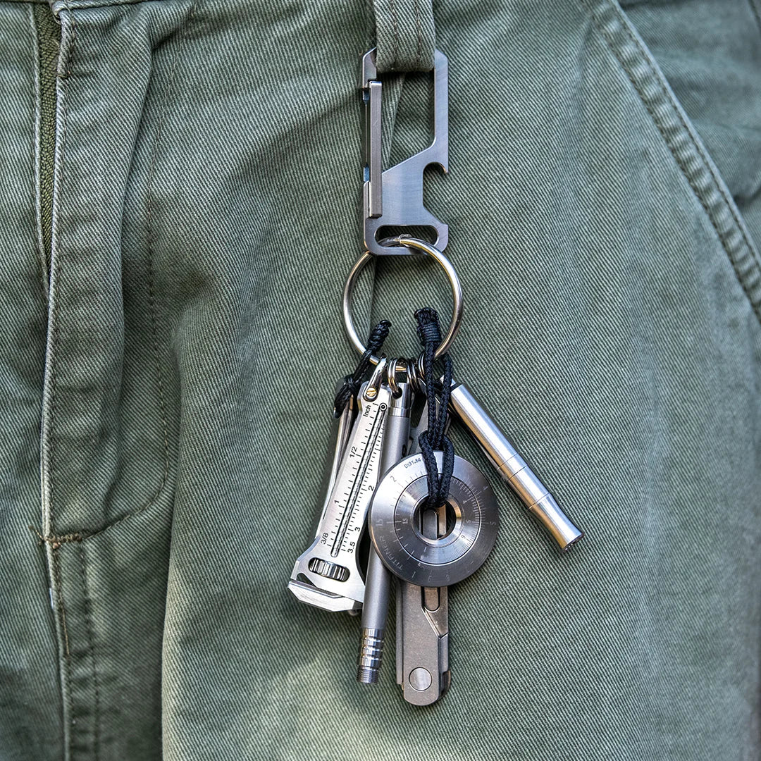 Travel camping military keychain